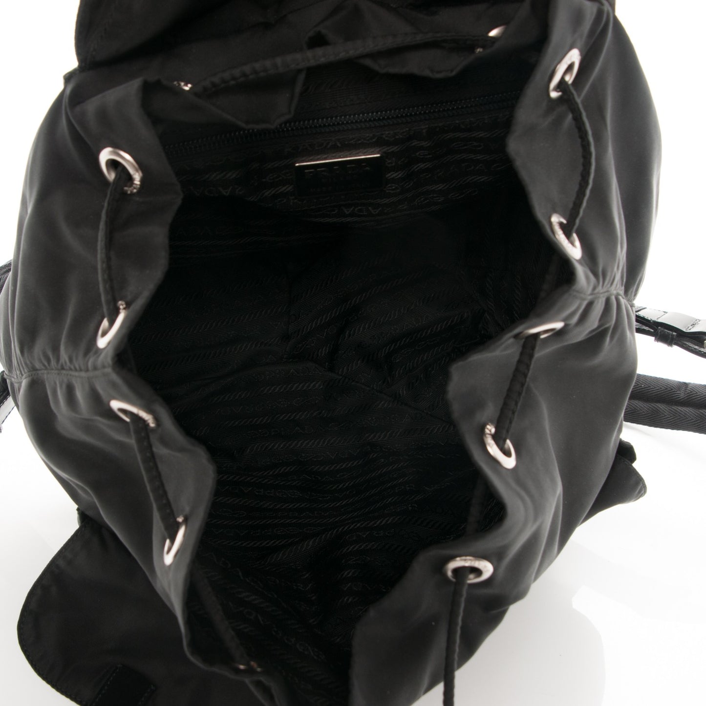 Nylon Vela Medium Backpack Black