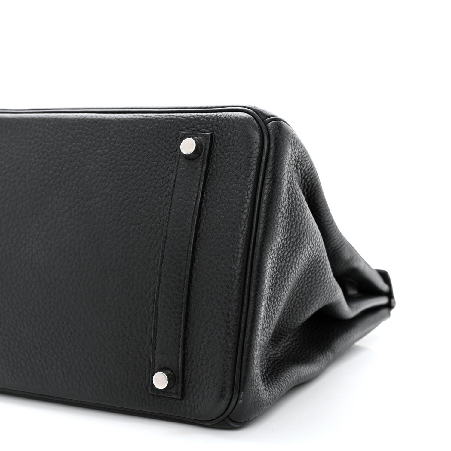Hermes Taurillon Clemence Birkin 35 Black 10 of 11