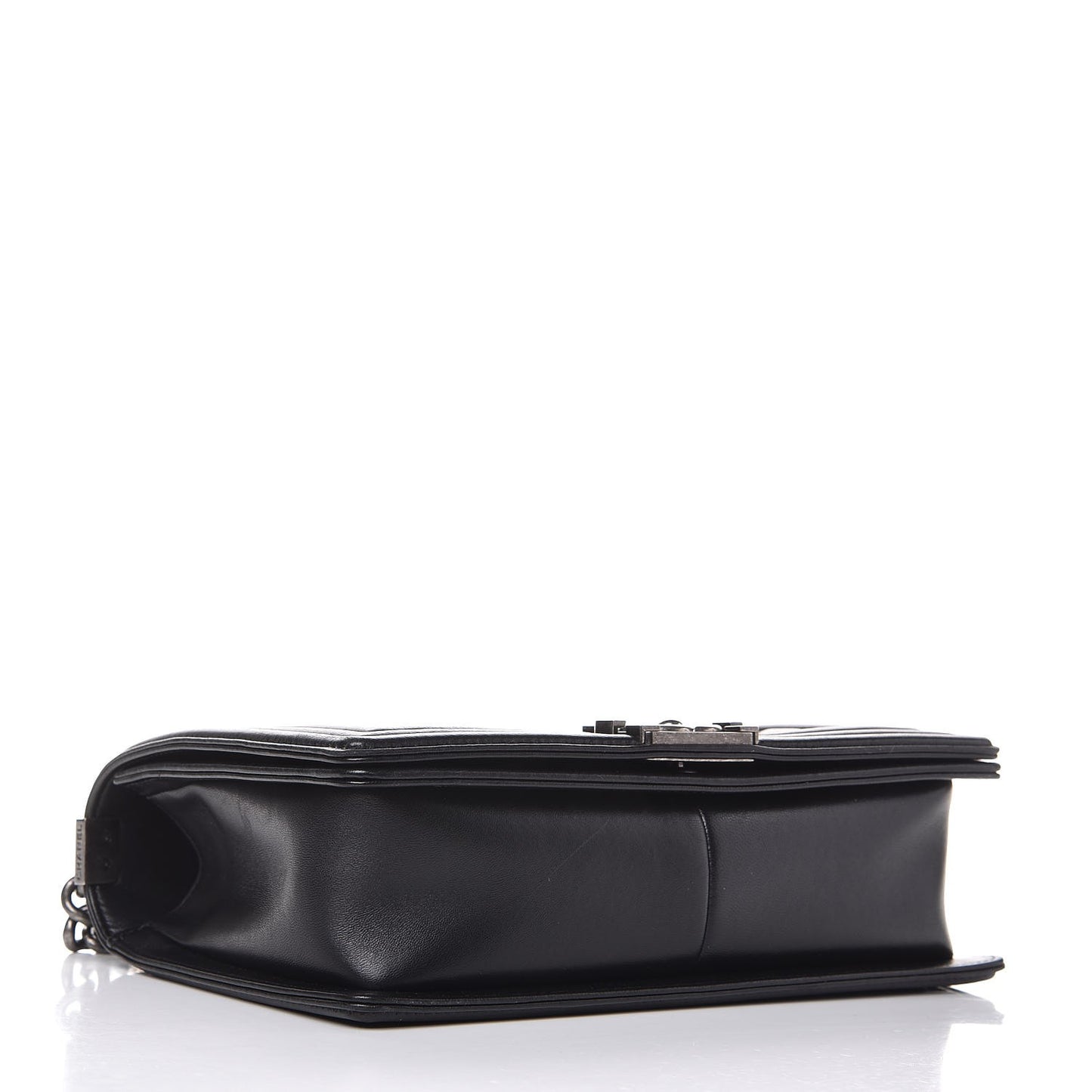 Lambskin Quilted New Medium Boy Flap Black