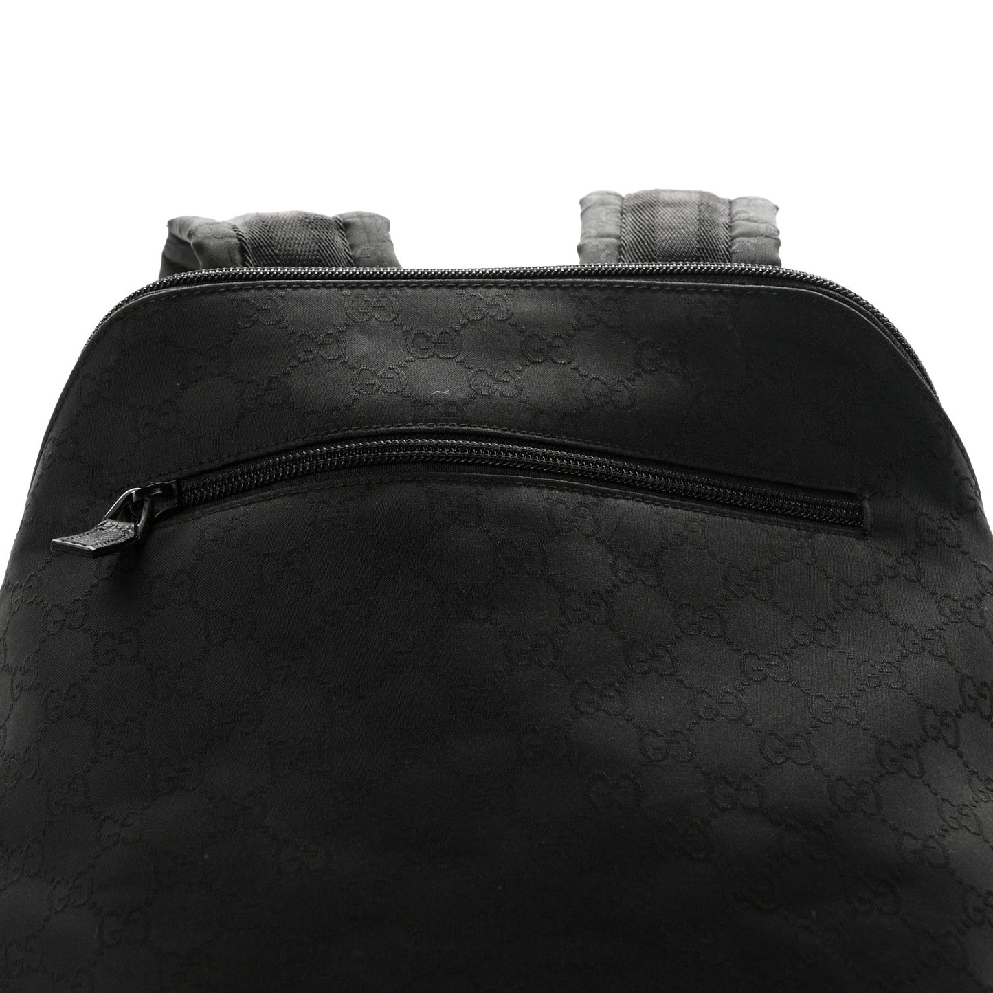 Nylon Monogram Medium Backpack Black