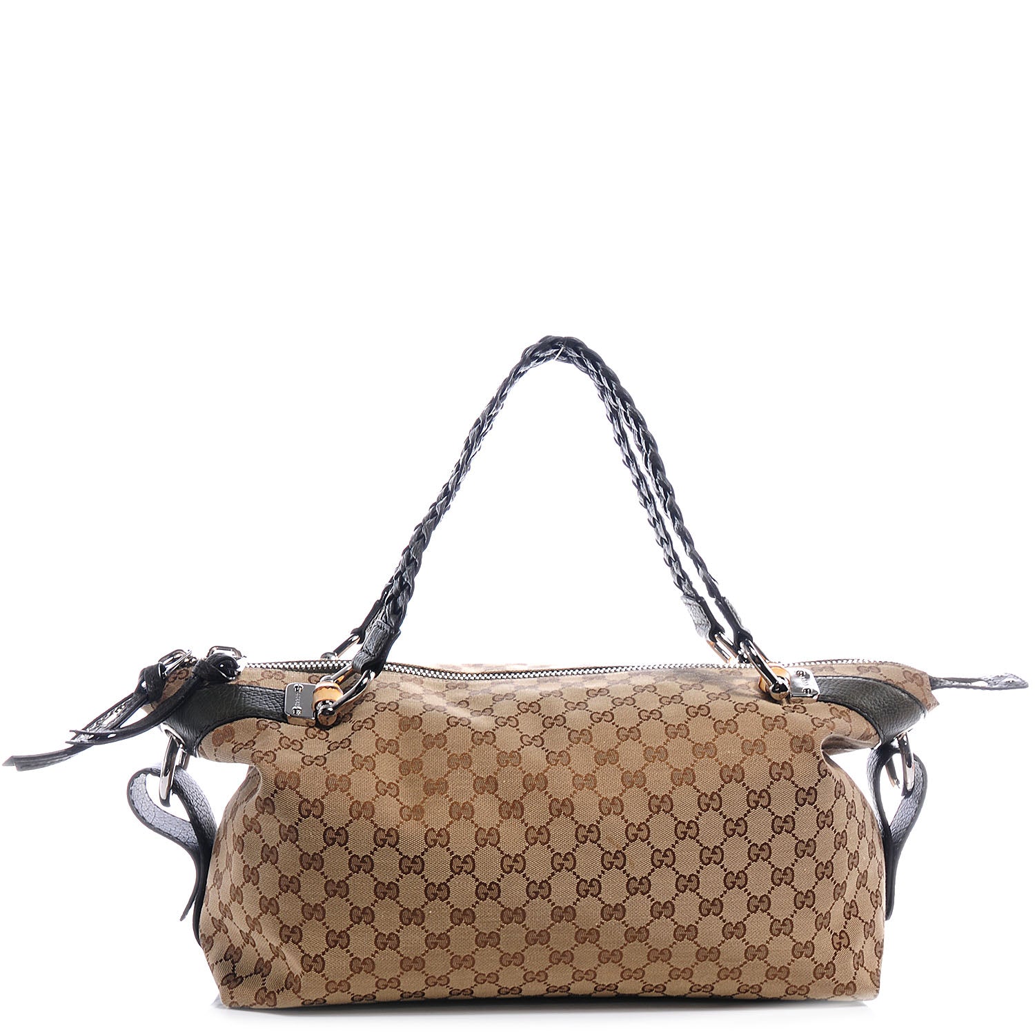 Gucci Monogram Bamboo Bar Medium Tote 1 of 7