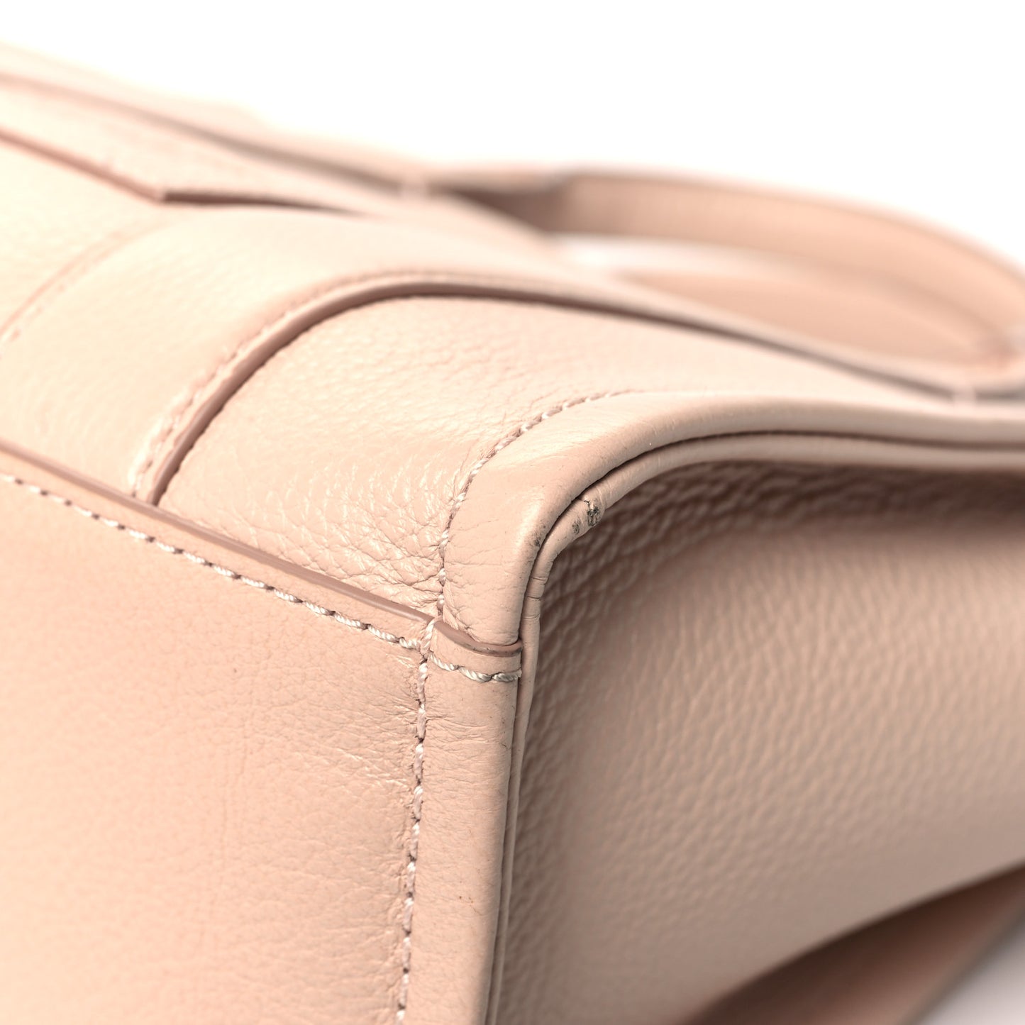 Grained Calfskin Small The Tote Bag Rose Dust
