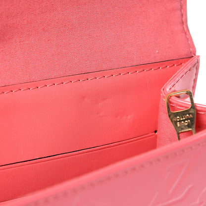 Louis Vuitton Vernis Ana Clutch Rose Litchi 7 of 12