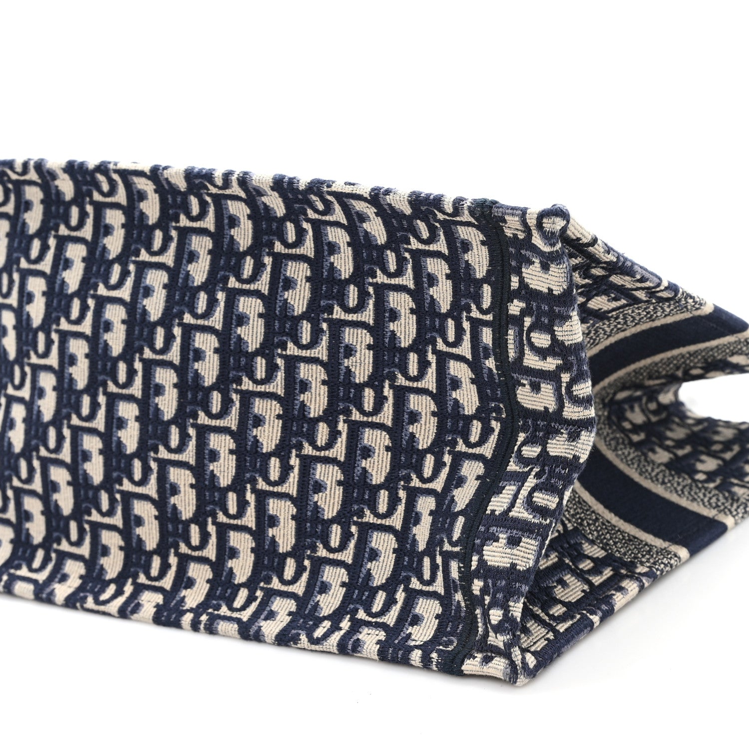 Christian Dior Oblique Medium Book Tote Blue Multicolor 10 of 12