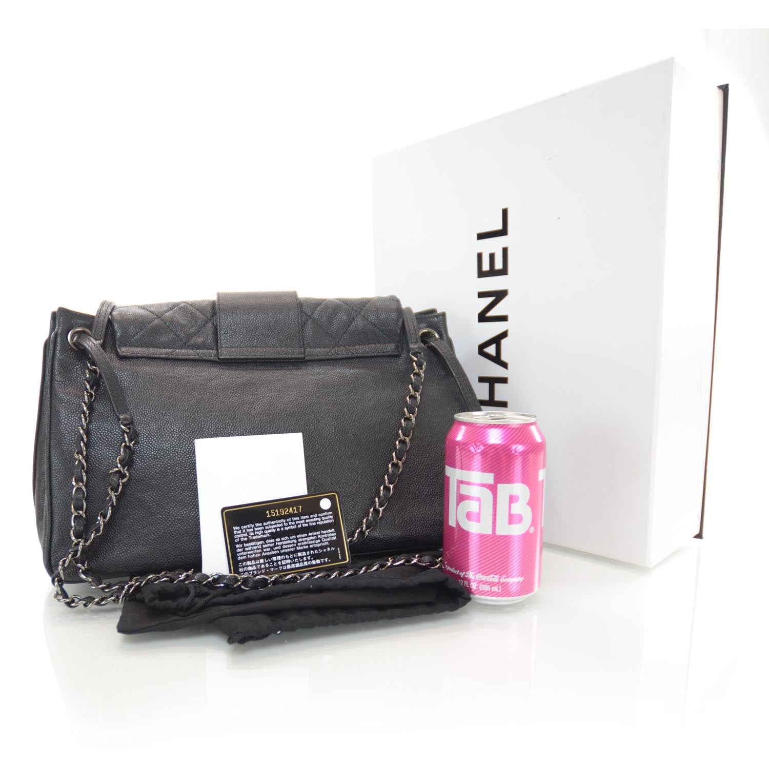 Chanel Caviar Mademoiselle Accordion Flap Black 3 of 8