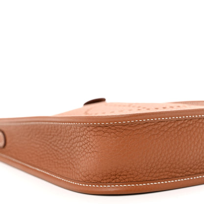 Hermes Taurillon Clemence Evelyne TPM Gold 9 of 11
