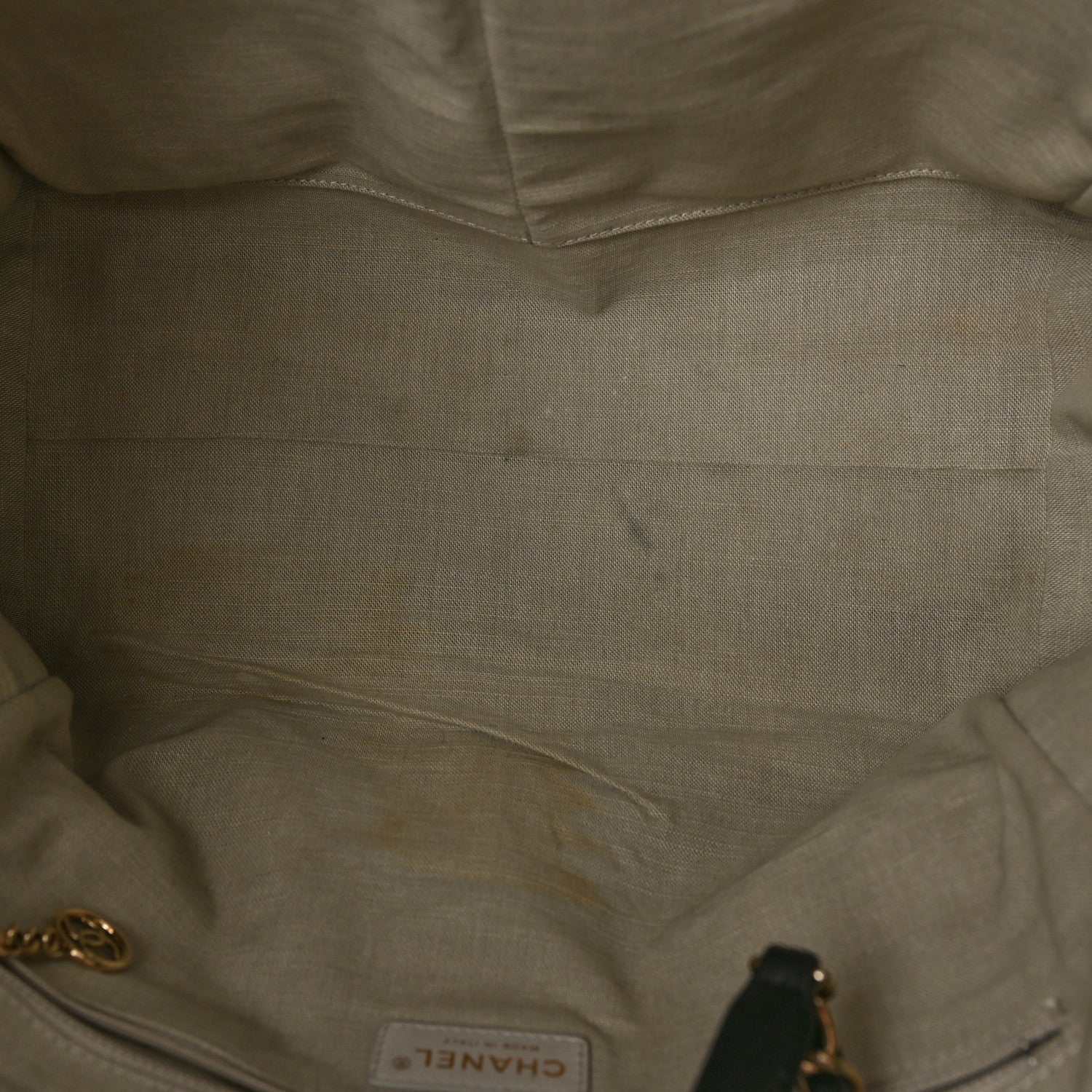 Chanel Mixed Fibers Large Deauville Tote Black 4 of 11