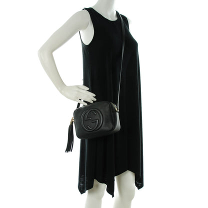 Gucci Pebbled Calfskin Small Soho Disco Bag Black 2 of 7