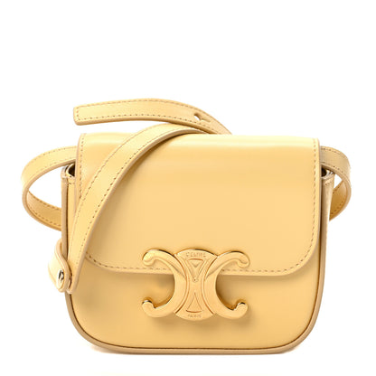 Celine Shiny Calfskin Mini Claude Almond Green 1 of 9