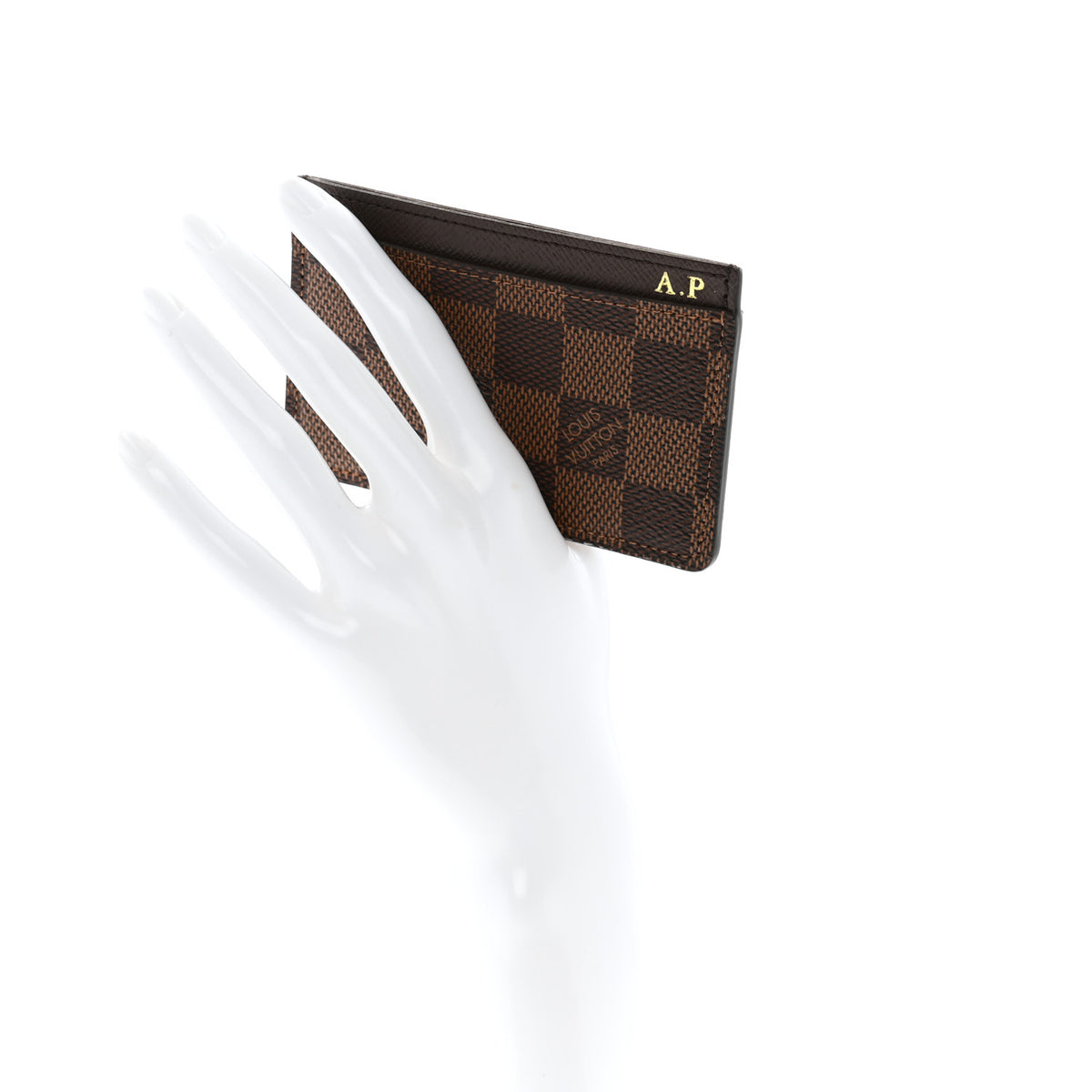Damier Ebene Card Holder