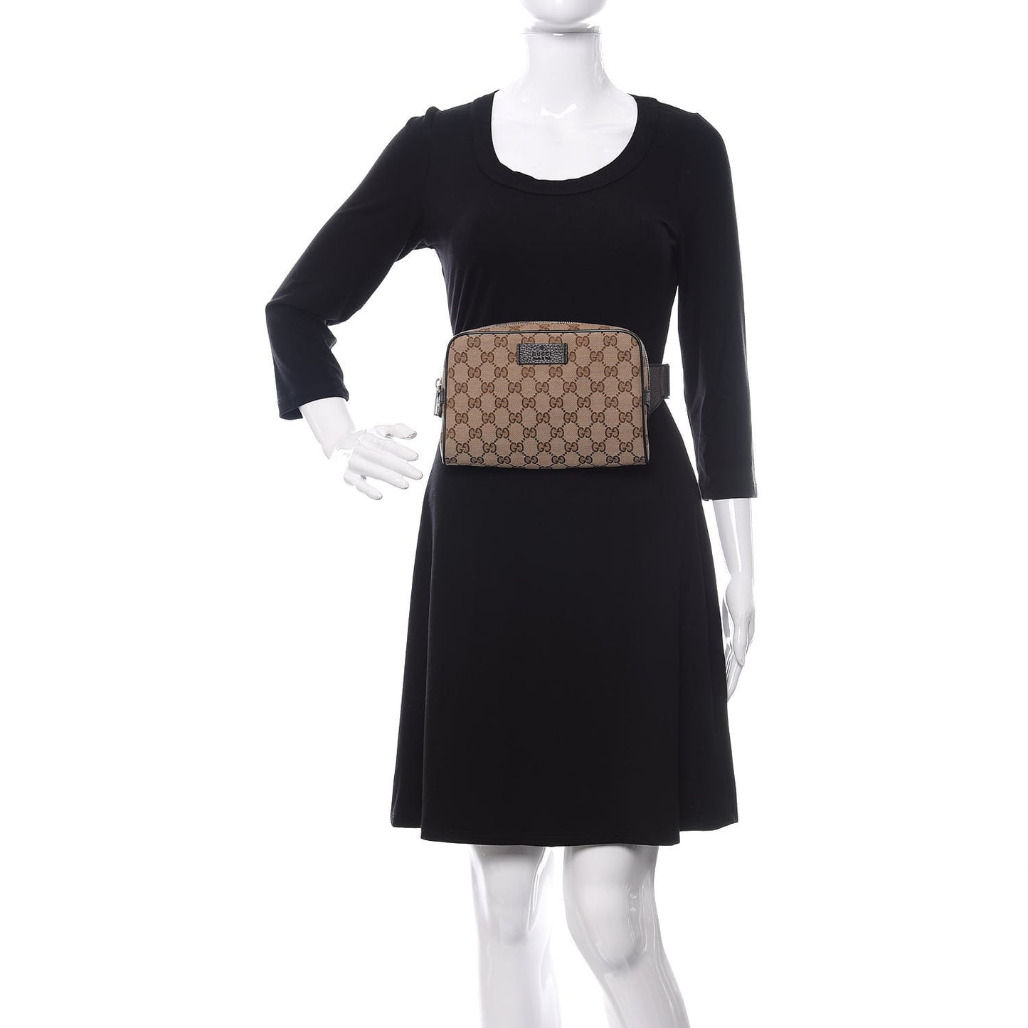 Monogram Belt Bag Dark Brown