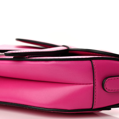 Christian Dior Calfskin Mini Saddle Bag Rani Pink 10 of 12