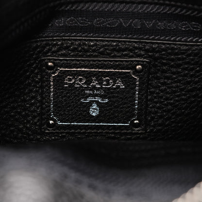 Prada Vitello Daino Tote Nero Black 6 of 10