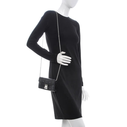 MCM Visetos Large Patricia Wallet On Chain Black 2 of 14