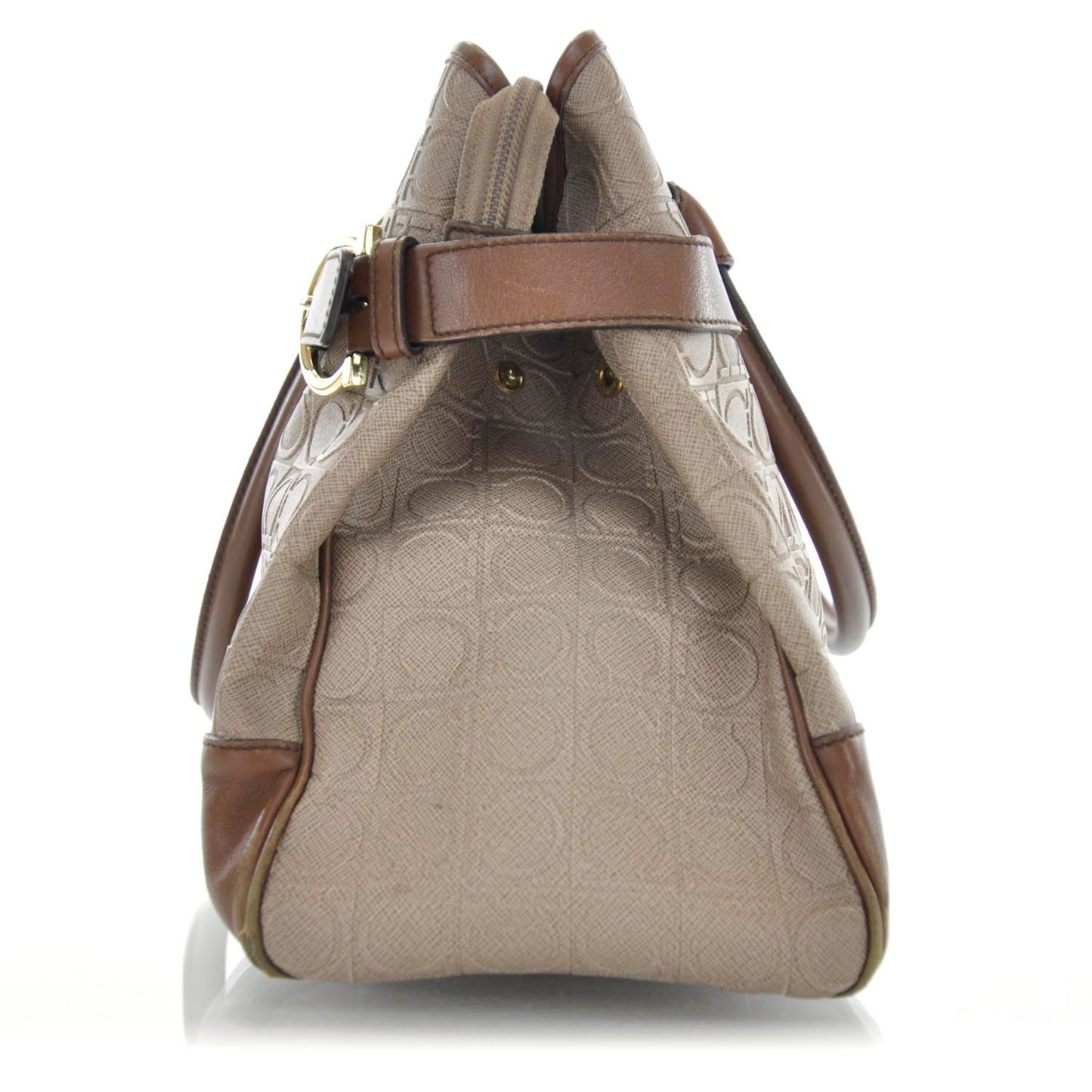 SALVATOREFERRAGAMOGanciniEmbossedSatchel