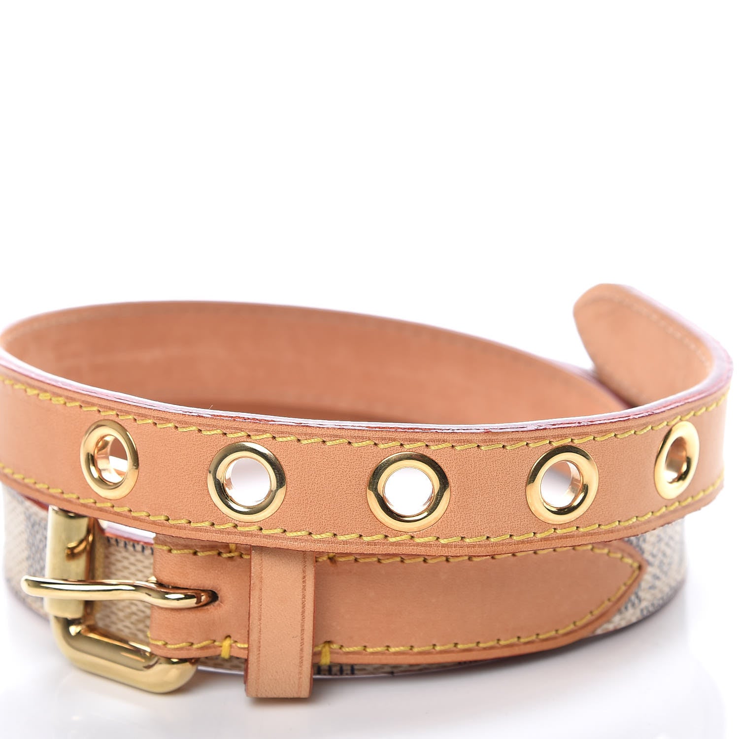 Louis Vuitton Damier Azur 20mm Belt 80 32 4 of 10