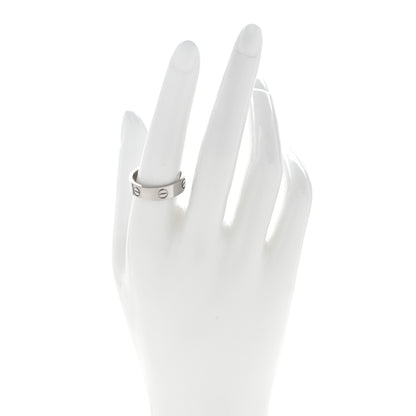 Cartier 18K White Gold 5.5mm LOVE Ring 57 8 2 of 5
