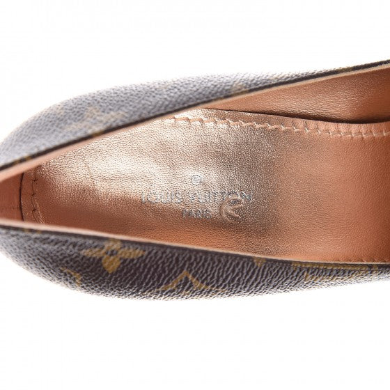 Monogram Cherie Pumps 36 Rose Gold
