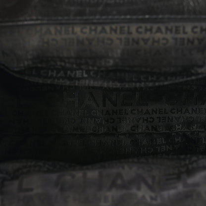 Chanel Lambskin Camellia Frame Bag Black 5 of 9