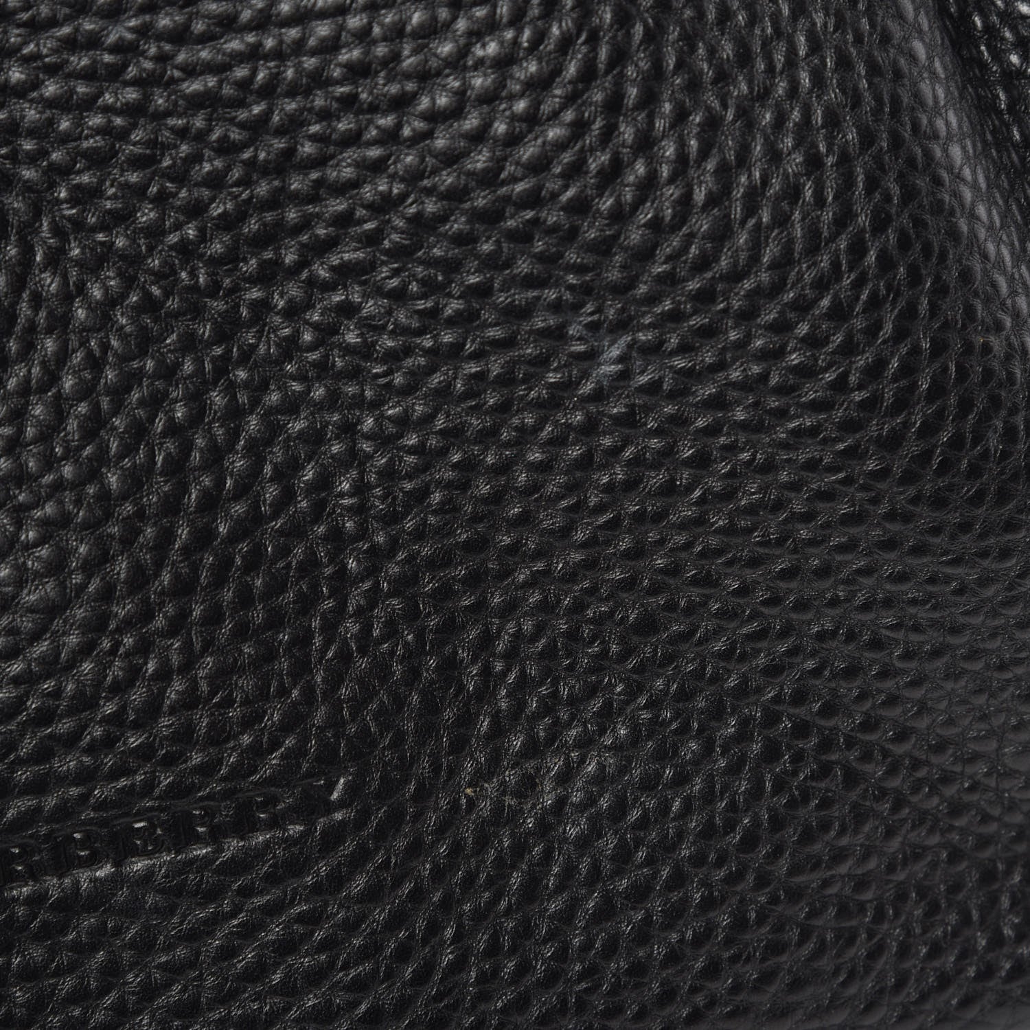 Burberry Grainy Calfskin House Check Medium Maidstone Black 11 of 11
