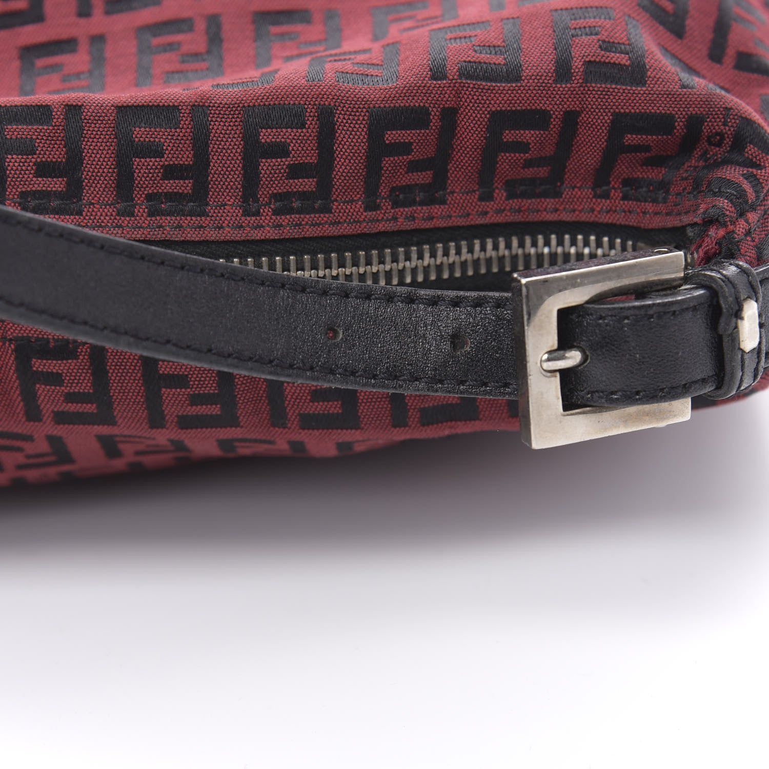 Fendi Zucchino Mini Pochette Red 10 of 11