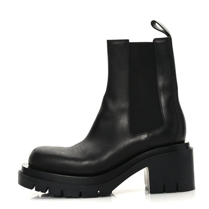 Bottega Veneta Calfskin The Lug Chelsea 30/70mm Ankle Boots 40 Black 1 of 7