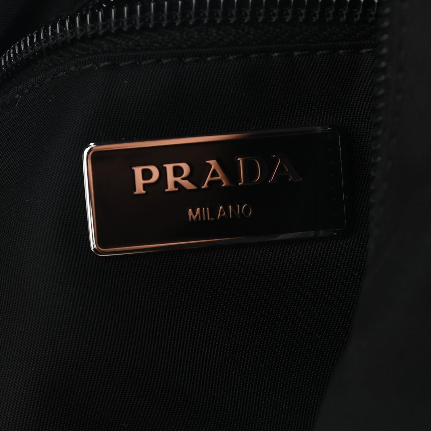 Prada Nylon New Vela Studded Sling Backpack Black Fuoco 6 of 9