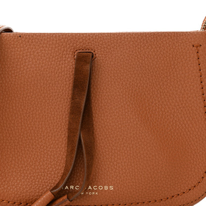 Marc Jacobs Pebbled Calfskin Small Maverick Crossbody Smoked Almond 8 of 11