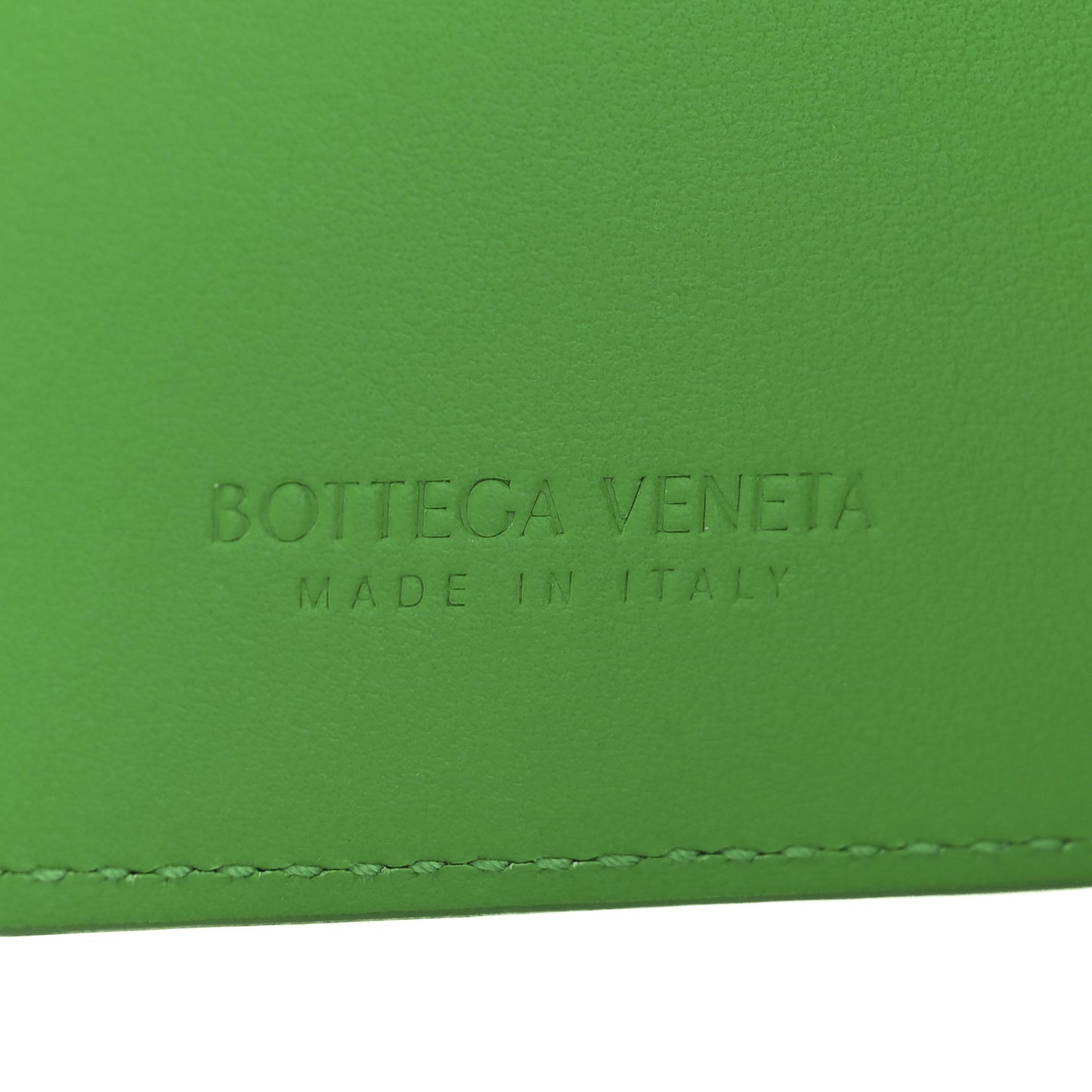 Nappa Intrecciato Small Bi-Fold Zip Wallet Parakeet