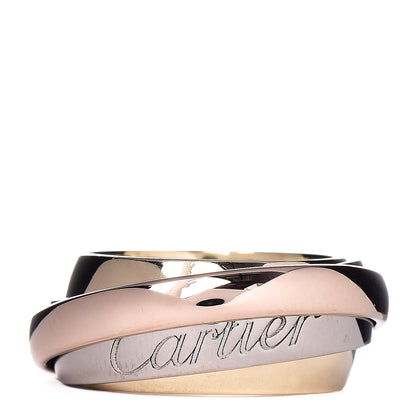 Cartier 18K Pink Yellow White Trinity Must Essence Ring 51 5.75 1 of 5