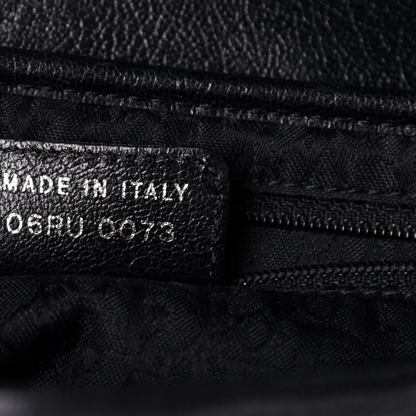 Calfskin Saddle Bag Black