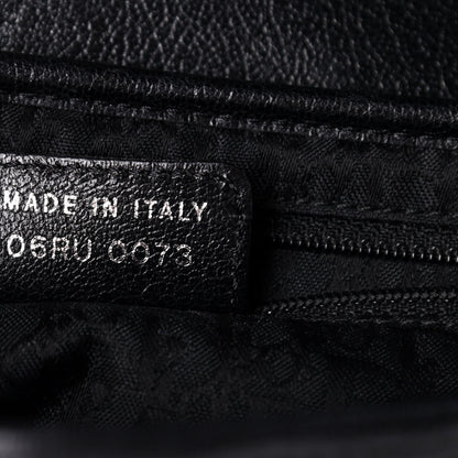 Christian Dior Calfskin Saddle Bag Black 7 of 10