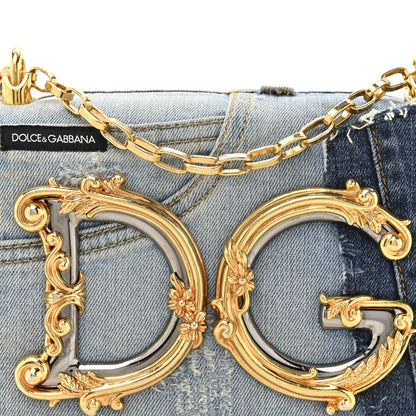 Dolce & Gabbana Denim DG Girls Shoulder Bag Blue 7 of 12