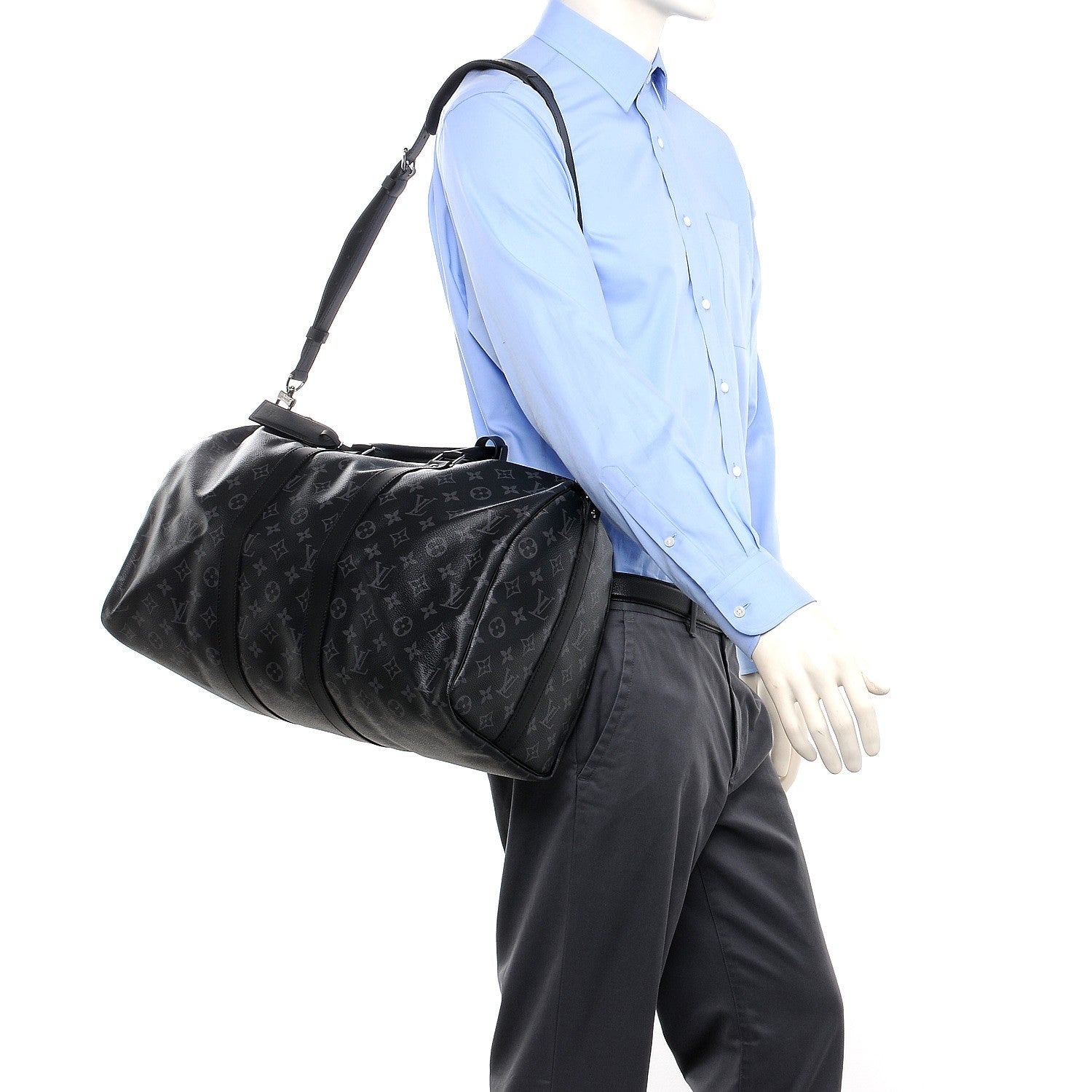 Louis Vuitton Monogram Eclipse Keepall Bandouliere 45 2 of 8