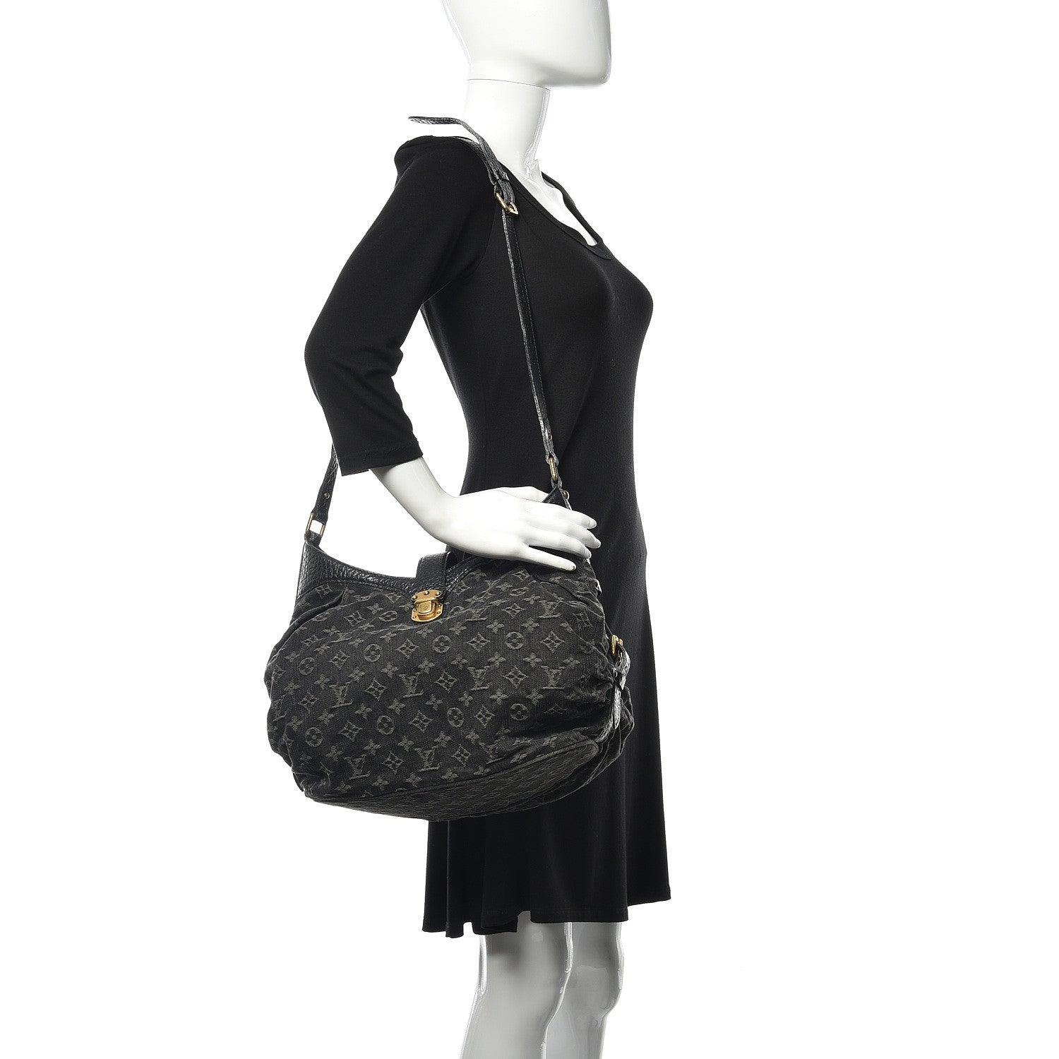 Louis Vuitton Denim Mahina XS Black 2 of 11