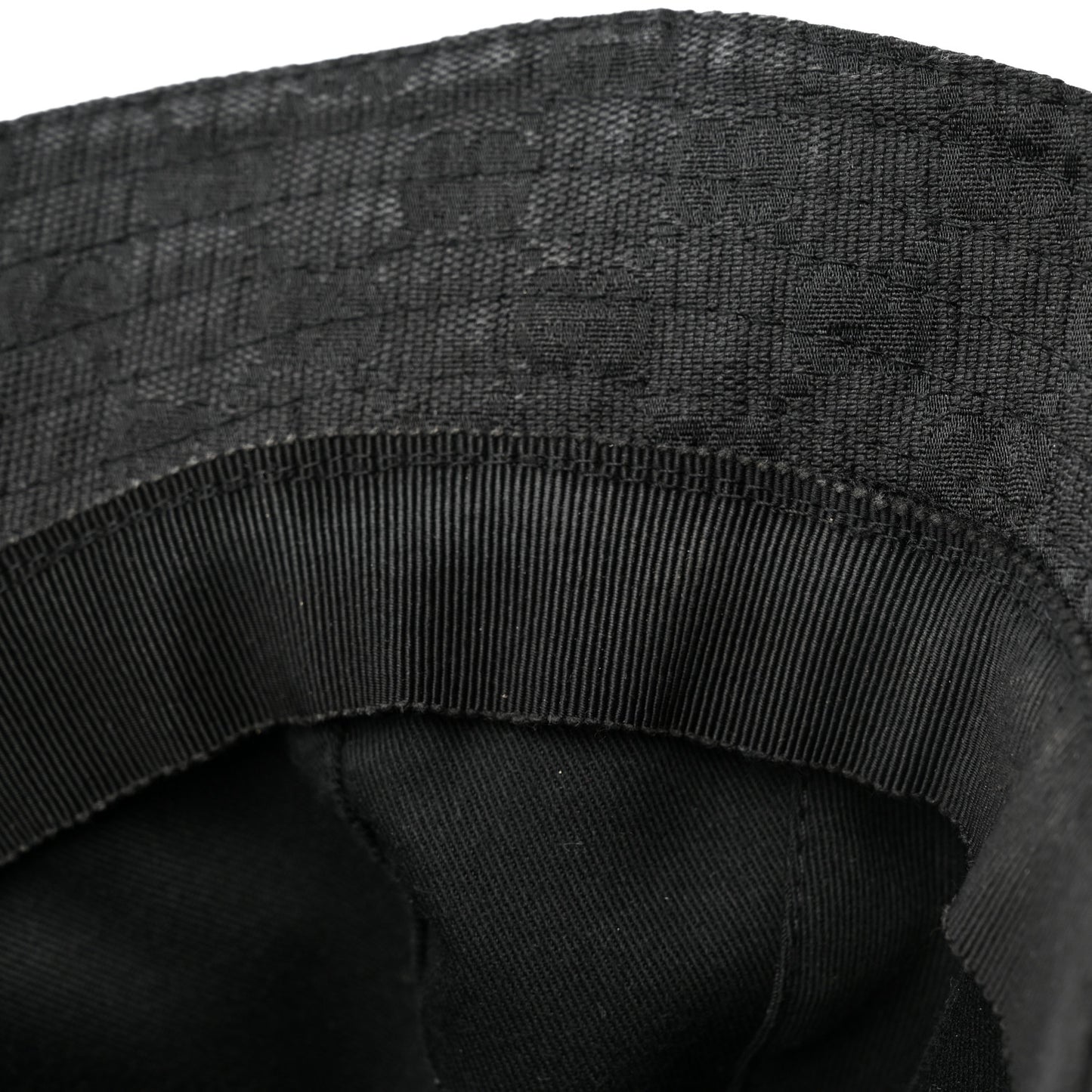 GG Monogram Bucket Hat M Black