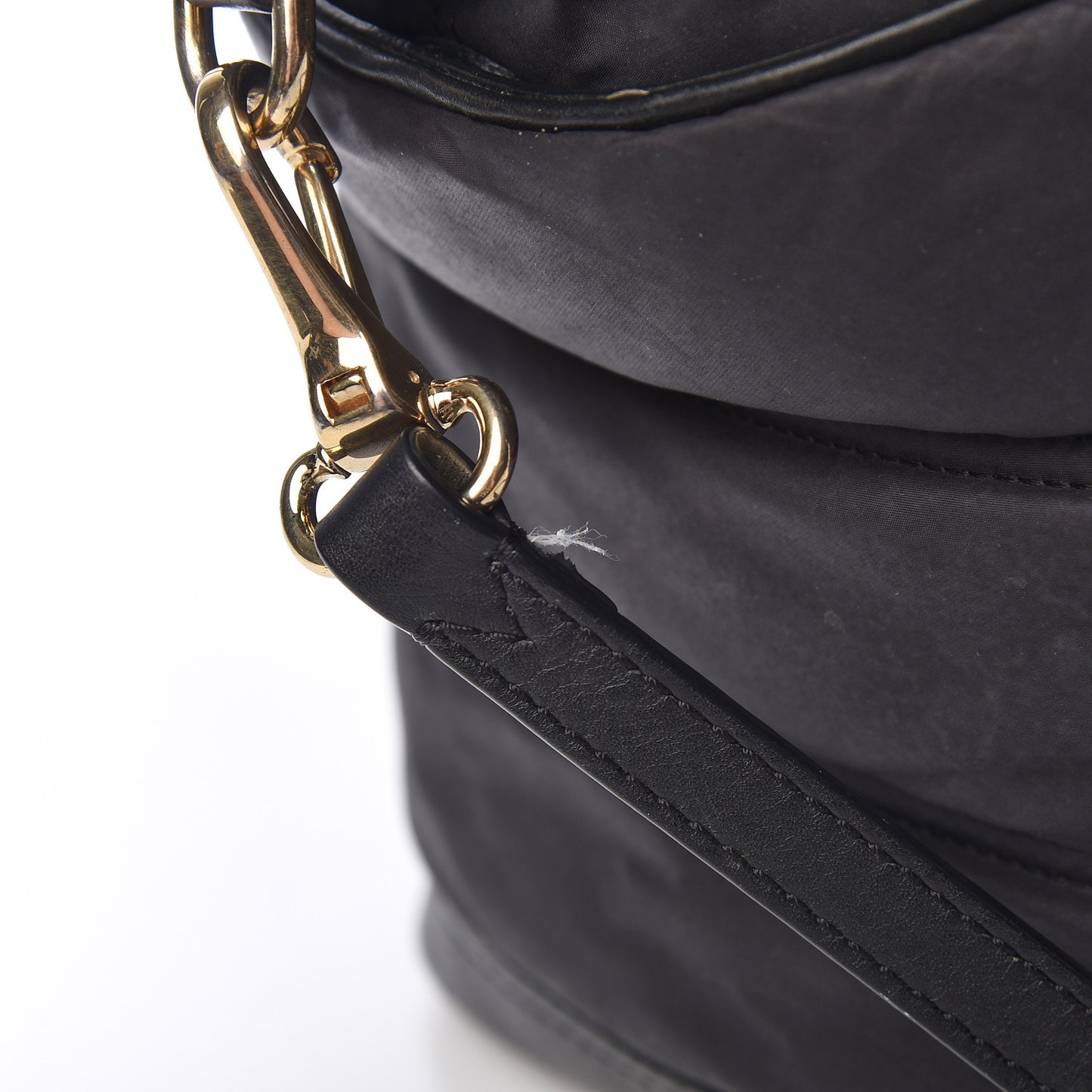 Nylon Large Olympia Diaper Bag Black