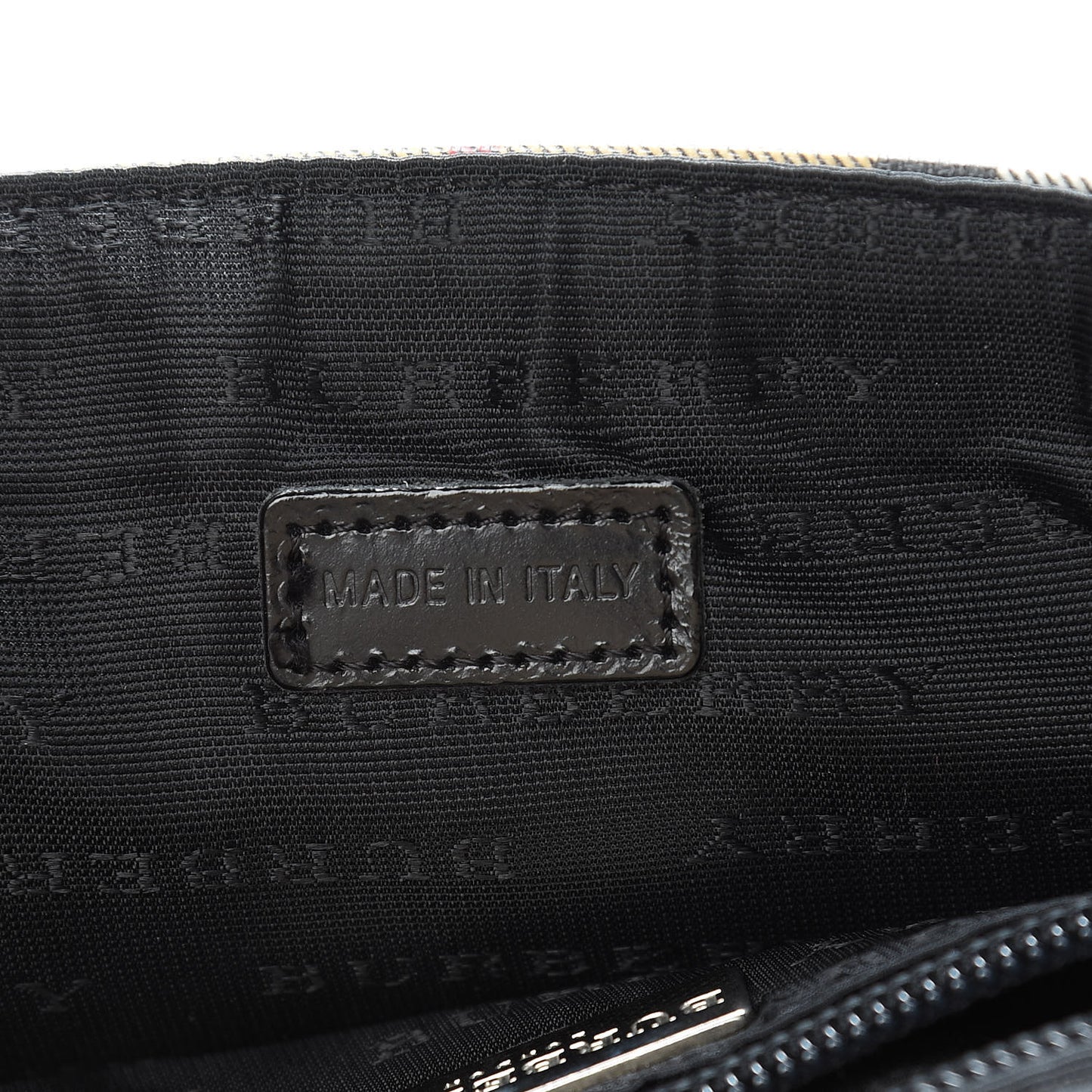 House Check Small Shoulder Bag Black