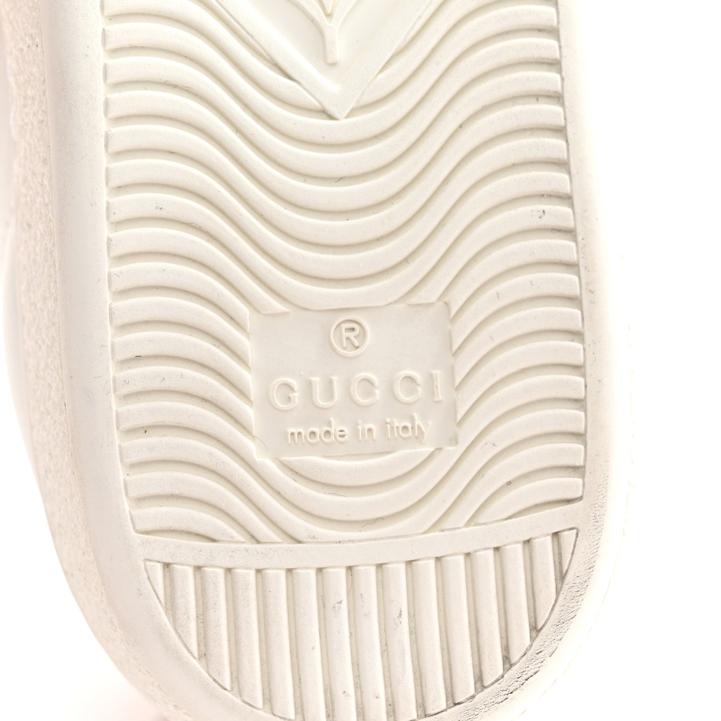 Calfskin Ayers Bee Embroidered Womens Ace Sneakers 37 White Green