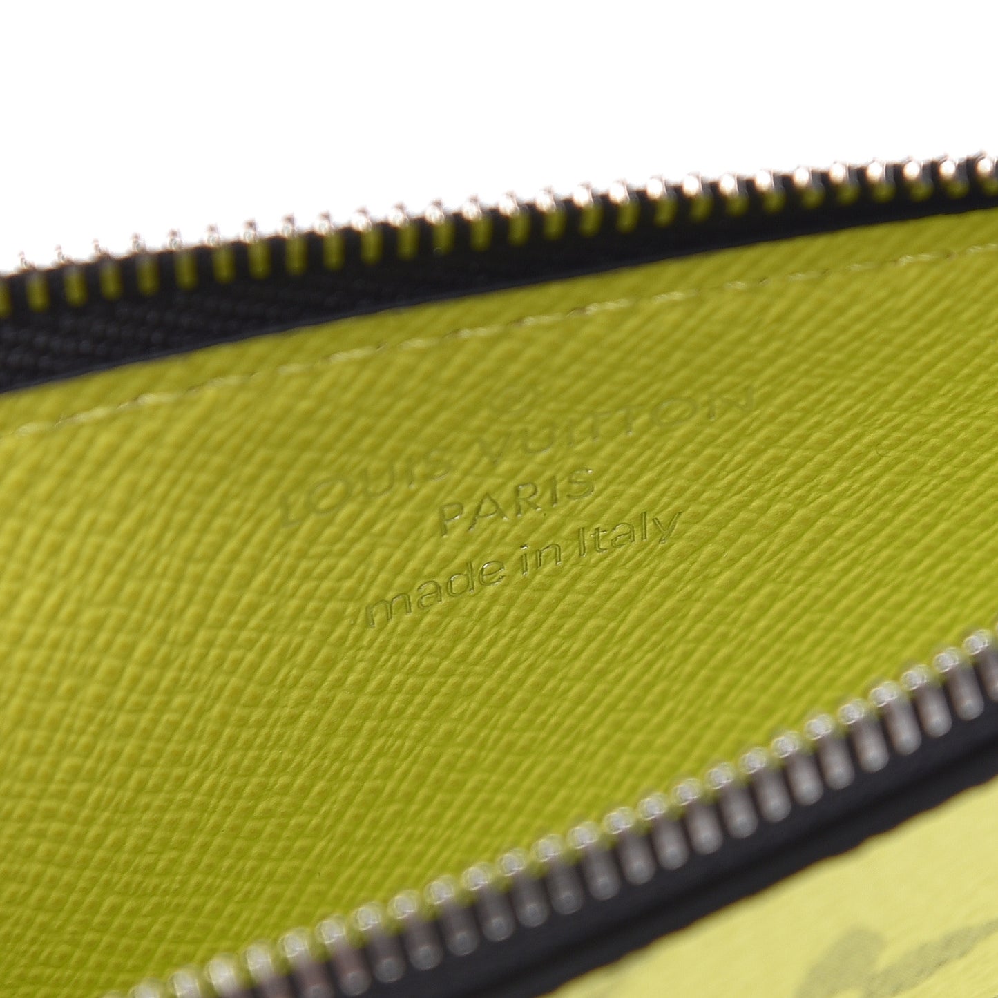 Monogram Taiga Coin Card Holder Yellow