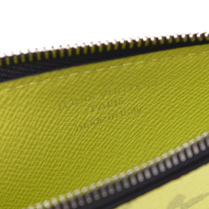 Louis Vuitton Monogram Taiga Coin Card Holder Yellow 6 of 6