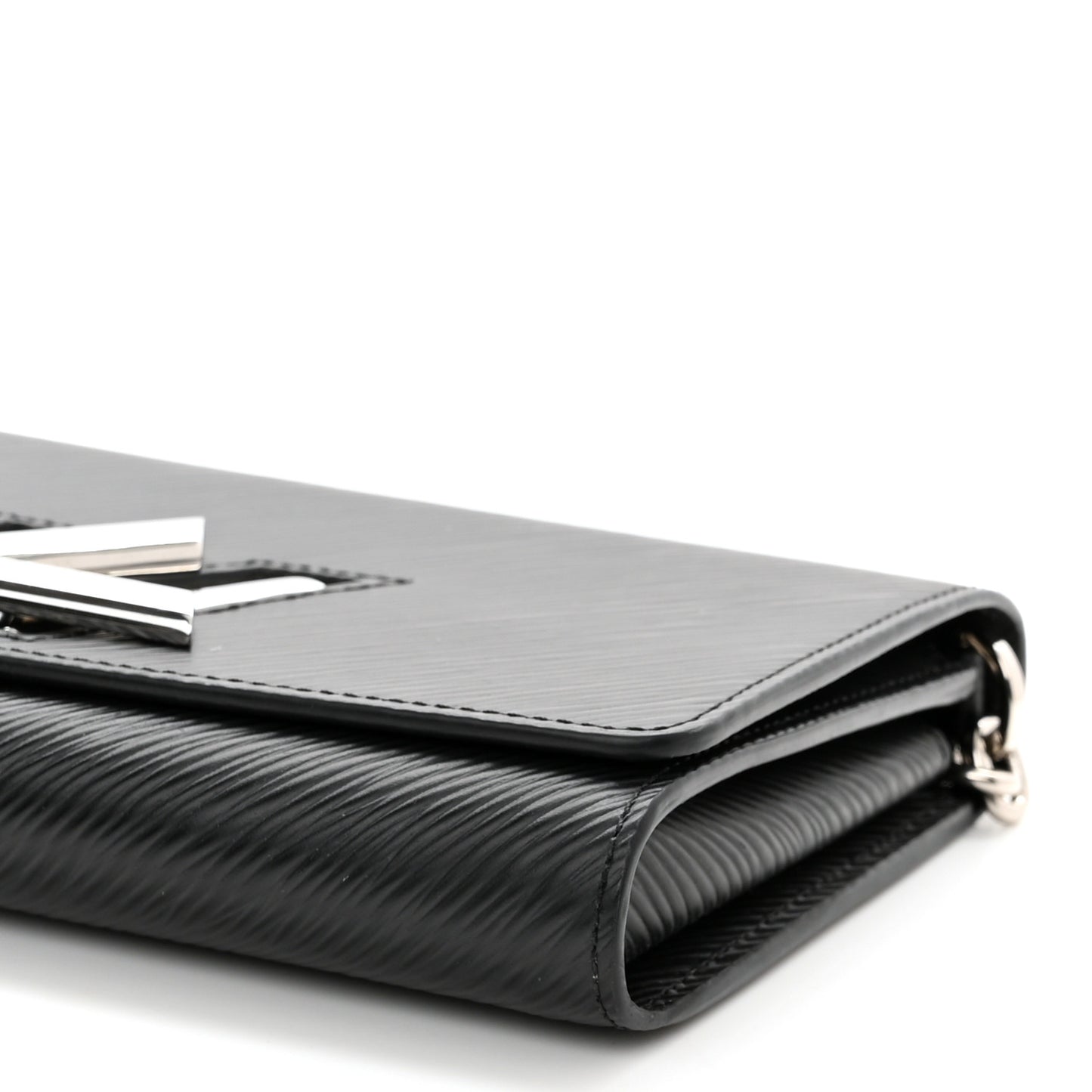 Epi Twist Chain Wallet Black