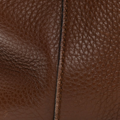 Gucci Pebbled Calfskin Large Lady Tassel Top Handle Bag Brown 7 of 20