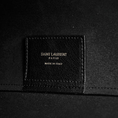 Saint Laurent Calfskin Large Shopping Tote Black 7 of 12