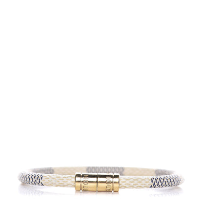 Louis Vuitton Damier Azur Keep It Bracelet 17 1 of 4