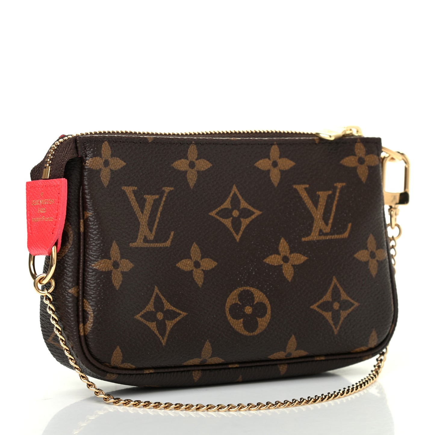 Monogram 2021 Christmas Animation London Mini Pochette Accessories Red