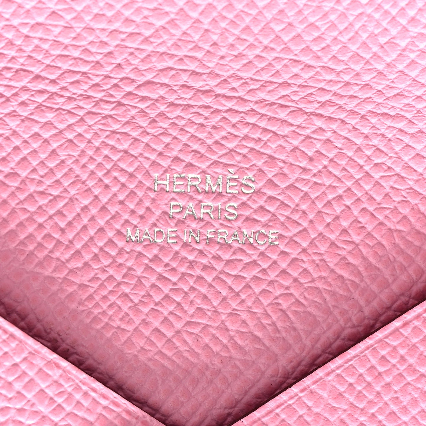 Epsom Calvi Card Case Rose Confetti