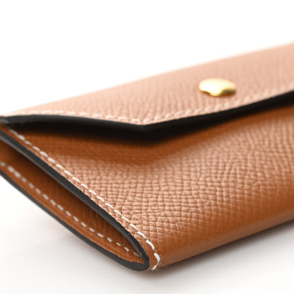 Hermes Epsom Kelly Pocket Belt Gold 8 of 9