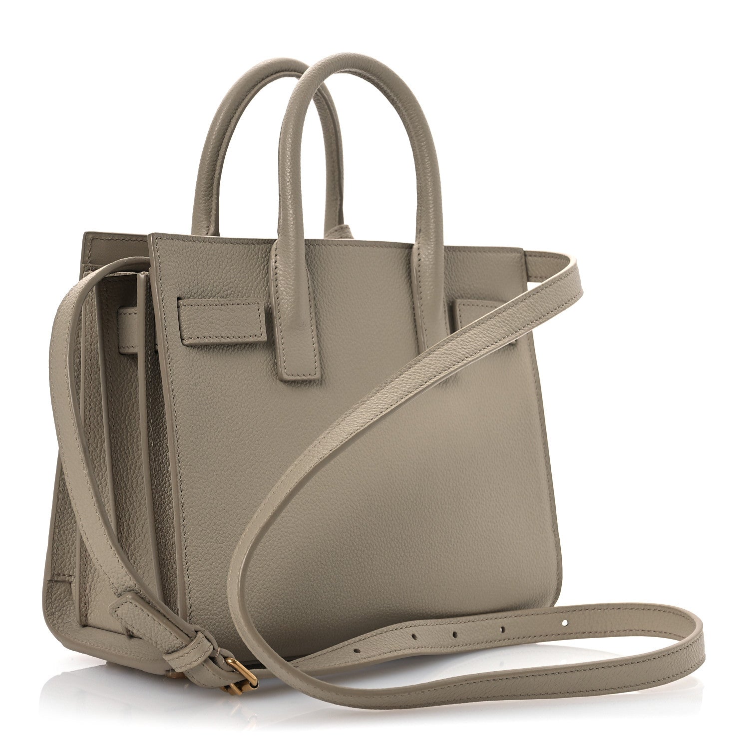 Saint Laurent Calfskin Nano Sac De Jour Beige 3 of 11