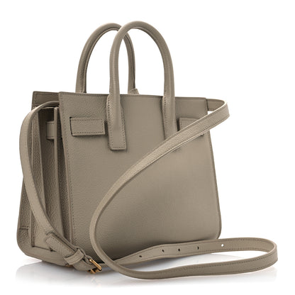Saint Laurent Calfskin Nano Sac De Jour Beige 3 of 11